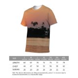 yanfind Adult Full Print T-shirts (men And Women) Landscape Sunset Bangbao