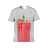 yanfind Adult Full Print T-shirts (men And Women) Snow Cup Winter Glass Leaf Breakfast Health Fruit Yogurt Delicious Still