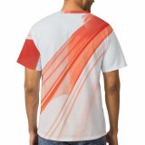 yanfind Adult Full Print T-shirts (men And Women) Art Abstract Creativity Wind Elegant Design Artistic Smooth Futuristic Stripe Silk
