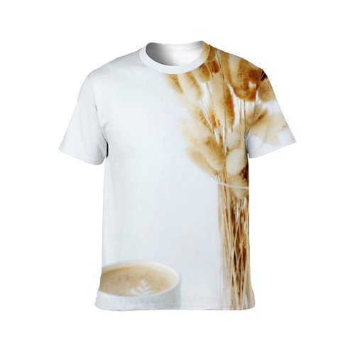 yanfind Adult Full Print T-shirts (men And Women) Aroma Aromatic Beverage Bouquet Breakfast Bunch Caffeine Cappuccino Ceramic Coffee Cup Decor