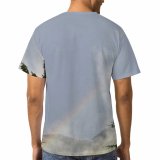 yanfind Adult Full Print T-shirts (men And Women) Snow Wood Landscape Summer Fog Park Tree Fall Travel Outdoors