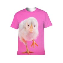 yanfind Adult Full Print T-shirts (men And Women) Avian Bird Chick Cute Fluffy Little Poultry