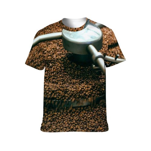 yanfind Adult Full Print T-shirts (men And Women) Appliance Arabica Aroma Aromatic Automatic Bean Blend Café Cafeteria Caffeine Coffee