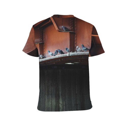yanfind Adult Full Print T-shirts (men And Women) Avian Beak Biology Bird Countryside Creature Daytime Dovecote Ecosystem Enclosure Farm
