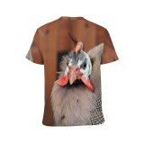 yanfind Adult Full Print T-shirts (men And Women) Wood Cute Farm Hen Outdoors Wild Rural Wildlife Feather Poultry Crest
