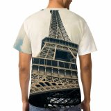yanfind Adult Full Print T-shirts (men And Women) Architecture Building City Clouds Cloudy Sky Construction Daylight Eiffel Famous France