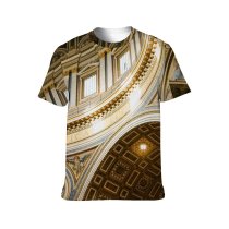 yanfind Adult Full Print T-shirts (men And Women) Architecture Art Artwork Attract Baroque Basilica Cathedral Catholic Ceiling Chapel Church Classic