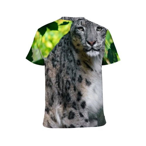 yanfind Adult Full Print T-shirts (men And Women) Fur Danger Staring