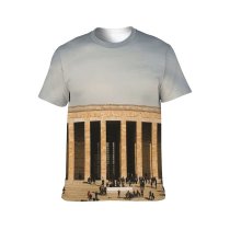 yanfind Adult Full Print T-shirts (men And Women) City Sunset Art Travel Monument Sculpture Marble Outdoors Ancient Acropolis Parthenon Column