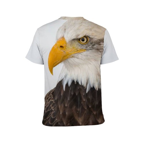 yanfind Adult Full Print T-shirts (men And Women) Flight Bird Bald Eagle Beak Portrait Wild Wildlife Feather Raptor Avian