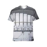 yanfind Adult Full Print T-shirts (men And Women) Connection Gauge Iron Metal Pipelines Pipes Stainless System Technology