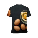yanfind Adult Full Print T-shirts (men And Women) Arrangement Chicken Condiment Convenient Cook Cuisine Culinary Delicious Egg From