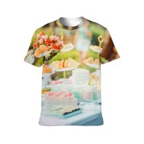 yanfind Adult Full Print T-shirts (men And Women) Baby Shower Birthday Buffet Catering Colorful Colourful Cupcakes Dessert Event Events