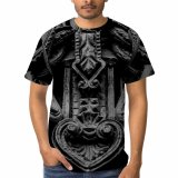 yanfind Adult Full Print T-shirts (men And Women) Architecture Art Decoration Door Historic Shot Metal Religion Sculpture Spirituality Statue