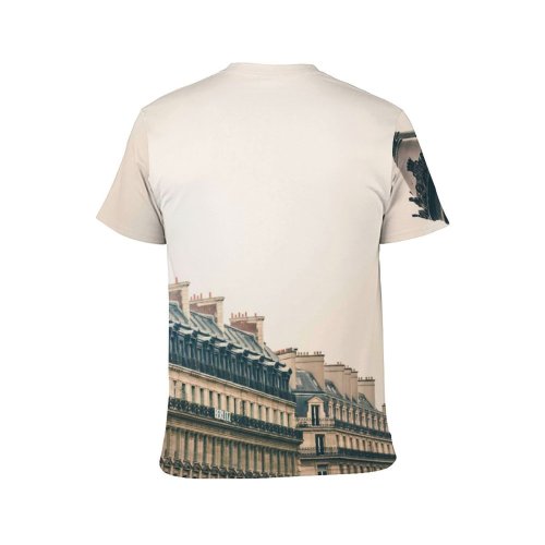 yanfind Adult Full Print T-shirts (men And Women) Architecture Buildings City Daylight Exterior France Historic Historical Old Town Outdoors
