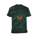yanfind Adult Full Print T-shirts (men And Women) Aqua Autumn Botany Calm Clear Colorful Fall Foliage From Above Golden
