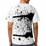 yanfind Adult Full Print Tshirts (men And Women) Splatter Splat Inkblot Spatter Stain Dot Isolated Decoration Liquid Concept Blob Drip