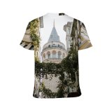 yanfind Adult Full Print T-shirts (men And Women) City Vacation Street Building Architecture Travel Window Church Outdoors Sight Tourism Urban