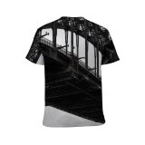 yanfind Adult Full Print T-shirts (men And Women) Architecture Attract Attraction Australia Bw Cloudy Construction District Embankment Engineering Exterior