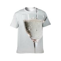 yanfind Adult Full Print T-shirts (men And Women) Bar Clear Cocktail Space Details Martini Negative Pouring Strain Strainer Wine Glass