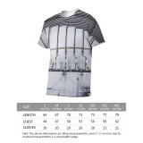 yanfind Adult Full Print T-shirts (men And Women) Connection Gauge Iron Metal Pipelines Pipes Stainless System Technology