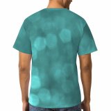 yanfind Adult Full Print Tshirts (men And Women) Light Lights Bokeh Dots Dot Shapes Pentagon Pentagons Circles Colourful Rainbow Night