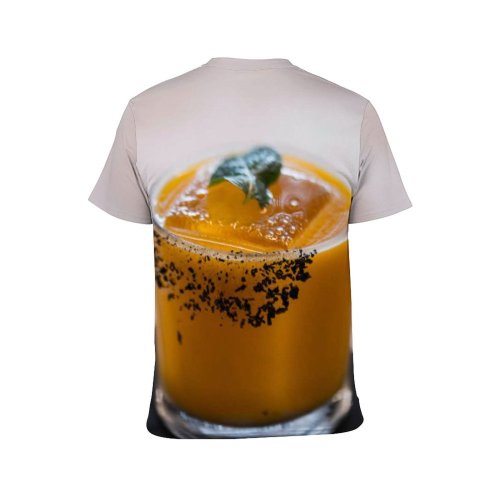 yanfind Adult Full Print T-shirts (men And Women) Bar Beverage Bokeh Cocktail Cool Depth Field Drinks Focus Glass