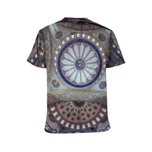 yanfind Adult Full Print T-shirts (men And Women) Arch Architecture Art Cathedral Ceiling Church Classic Column Complex Construction Creative