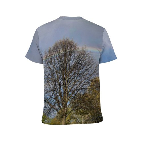 yanfind Adult Full Print T-shirts (men And Women) Wood Light Landscape Storm Grass Leaf Tree Fall Outdoors Daylight