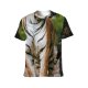 yanfind Adult Full Print T-shirts (men And Women) Attentive Blurred Carnivore Chordate Concentrate Dangerous Daytime Fauna Felidae Focus Garden