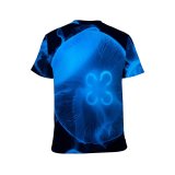 yanfind Adult Full Print T-shirts (men And Women) Aqua Blink Clean Clear Colorful Creature Danger Dark Deep Depth