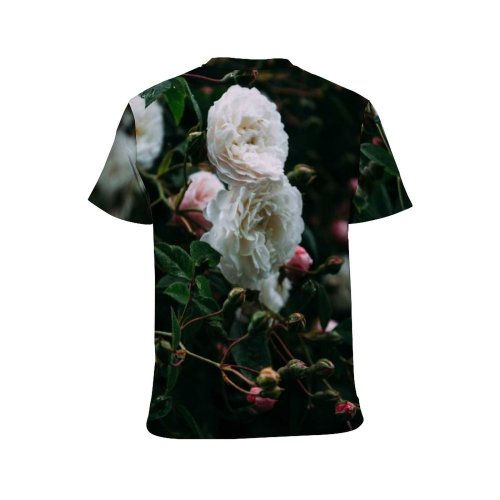 yanfind Adult Full Print T-shirts (men And Women) Aroma Bloom Botany Branch Bud Bush Calm Delicate Detail Elegant