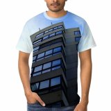 yanfind Adult Full Print T-shirts (men And Women) Architectural Design Architecture Building City Contemporary Downtown Facade Futuristic Glass Items
