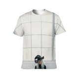 yanfind Adult Full Print T-shirts (men And Women) Attire Beautiful Girl Blonde Contemporary Costume Creepy Facial Expression Fashion Fashionable Festival