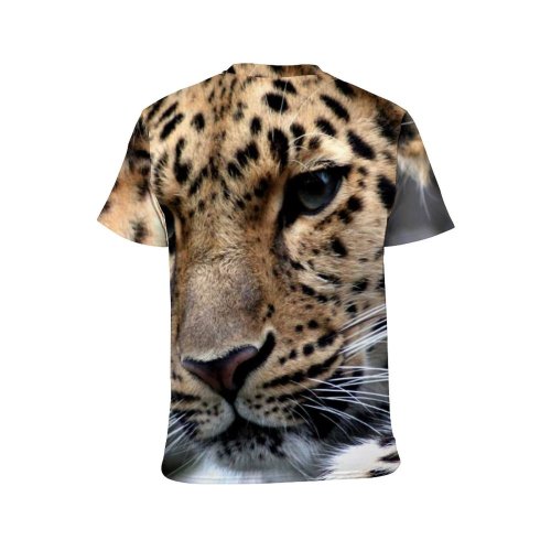 yanfind Adult Full Print T-shirts (men And Women) Big Cat Leopard Wild