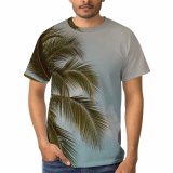 yanfind Adult Full Print T-shirts (men And Women) Sea Sunset Beach Vacation Sand Ocean Summer Travel Seascape Seashore Island