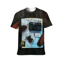 yanfind Adult Full Print T-shirts (men And Women) Arrangement Art Bump Camera Cone Creative Decoration Design Desk Detail Device Film