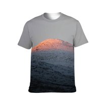 yanfind Adult Full Print T-shirts (men And Women) Atmosphere Breathtaking Calm Cliff Cloud Cloudy Dusk Formation Freedom Frost Frozen