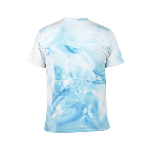 yanfind Adult Full Print T-shirts (men And Women) Clear Liquid