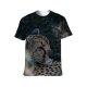 yanfind Adult Full Print T-shirts (men And Women) Fur Cat Outdoors Hunter Leopard Safari Wildlife Danger Daylight Big