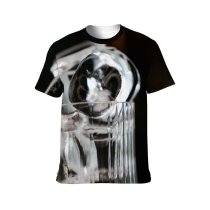 yanfind Adult Full Print T-shirts (men And Women) Clear Cool Space Crystal Cubes Dark Details Glass Highball Ise