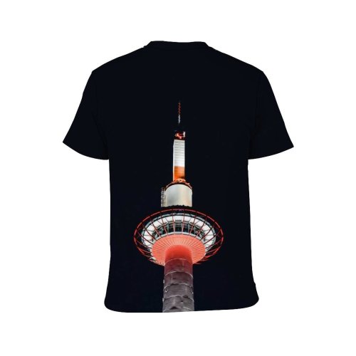 yanfind Adult Full Print T-shirts (men And Women) Light City Dark Architecture High Travel Lighthouse Outdoors Downtown