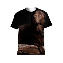 yanfind Adult Full Print T-shirts (men And Women) Cute Dog Pet