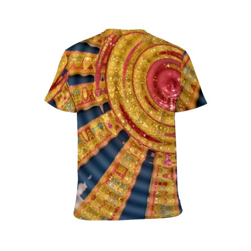yanfind Adult Full Print T-shirts (men And Women) Abstract Sunbeams Ripple Reflection Thesun Sunrays Sunshine Art Design Motif Daylight