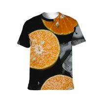 yanfind Adult Full Print T-shirts (men And Women) Appetizing Ceramic Citrus Colorful Concept Delicious Diet Eat Edible Flavor