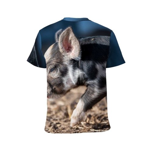 yanfind Adult Full Print T-shirts (men And Women) Dog Fur Portrait Outdoors Adorable Little Puppy Whelp