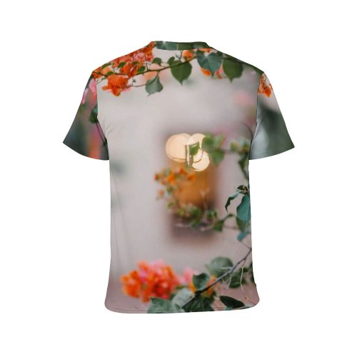 yanfind Adult Full Print T-shirts (men And Women) Aroma Bloom Blurred Botanic Botany Branch Bush Cultivate Delicate Flora Floral