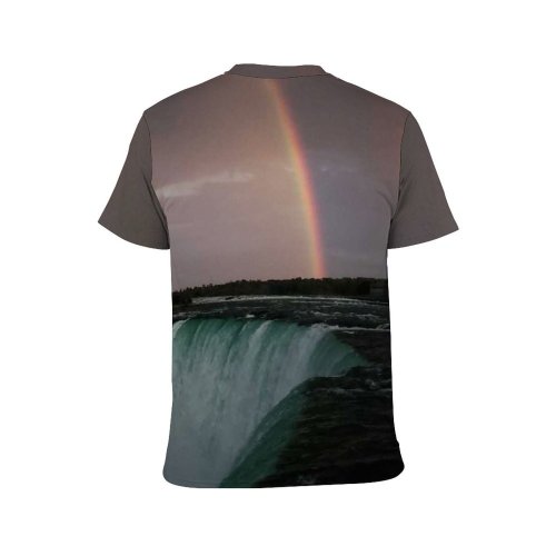 yanfind Adult Full Print T-shirts (men And Women) Light Sea Landscape Beach Ocean Storm Lake Evening Travel Motion Seascape