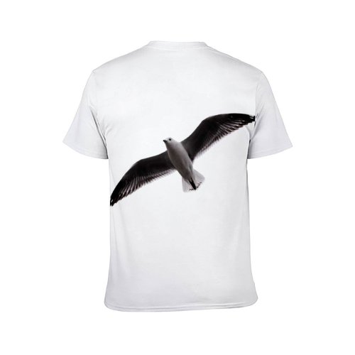 yanfind Adult Full Print T-shirts (men And Women) Snow Flight Winter Freedom Seagulls Outdoors Wild Fly Goose Wildlife Feather Ornithology