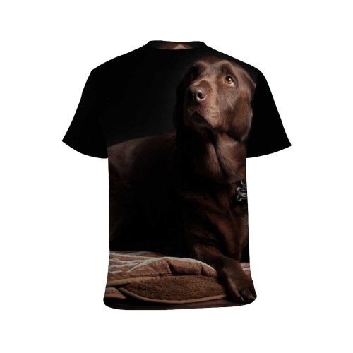 yanfind Adult Full Print T-shirts (men And Women) Cute Dog Pet
